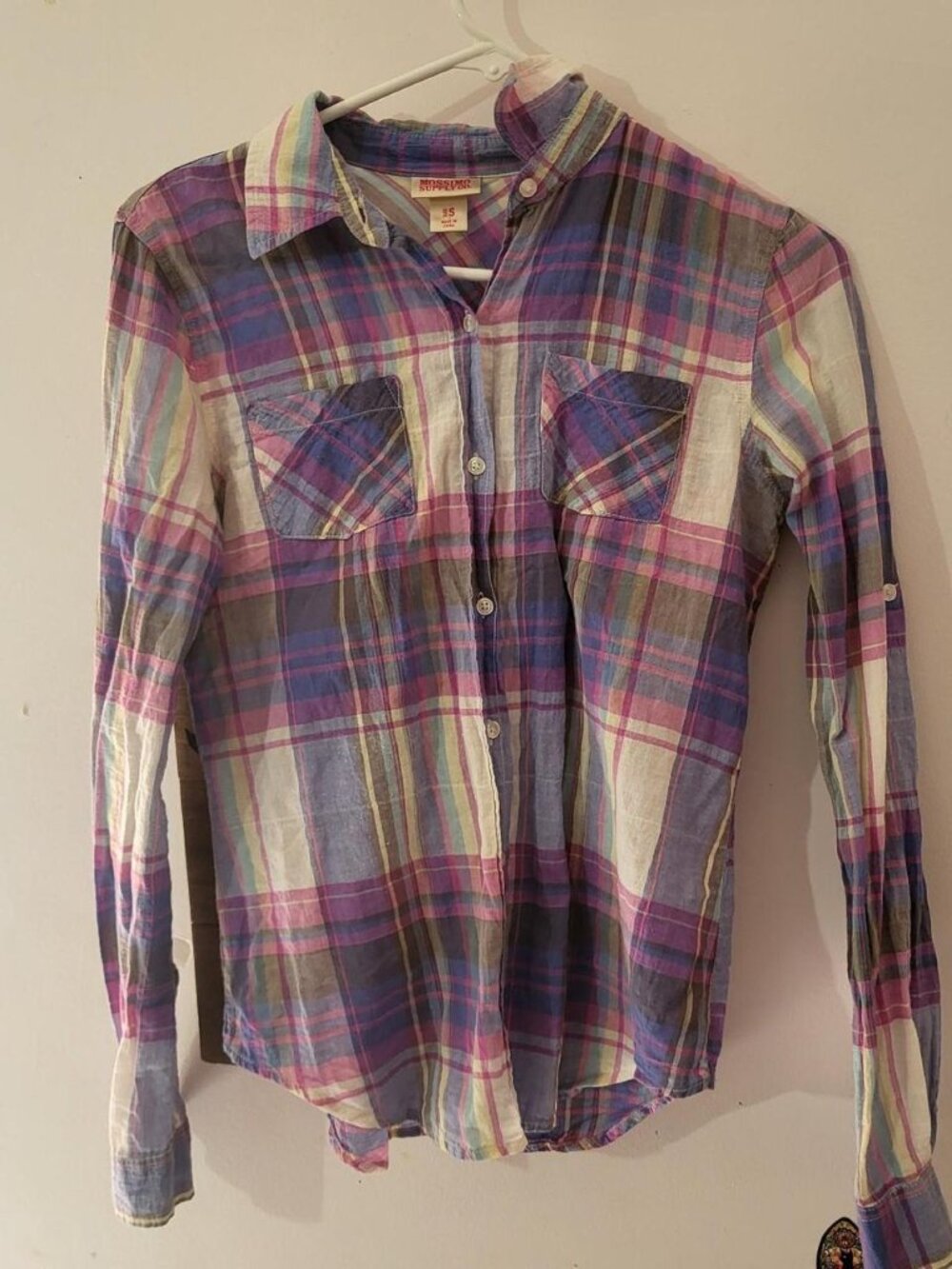 Mossimo Supply Co. Colorful Plaid Button-down